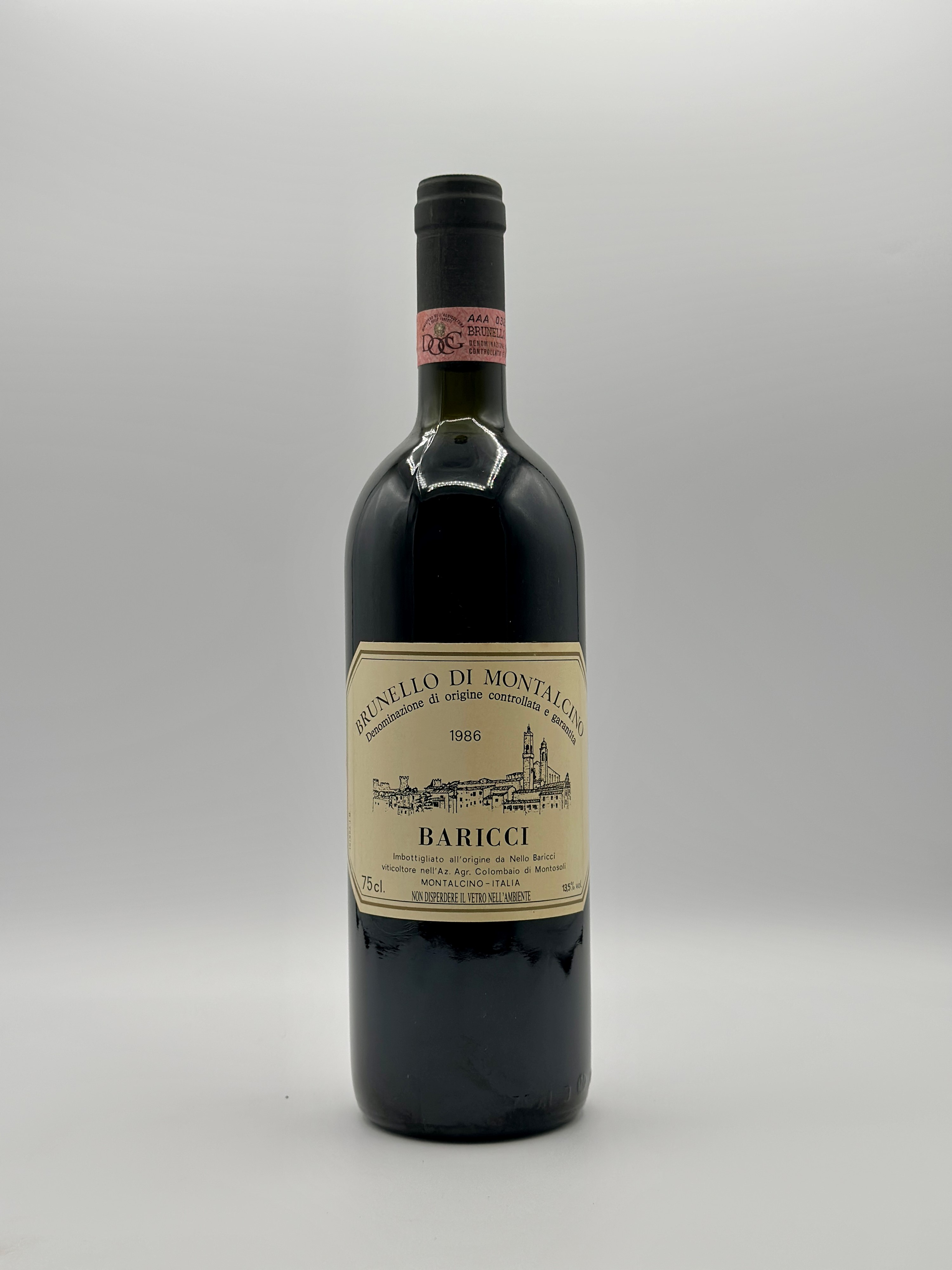 Baricci, Brunello di Montalcino 1986