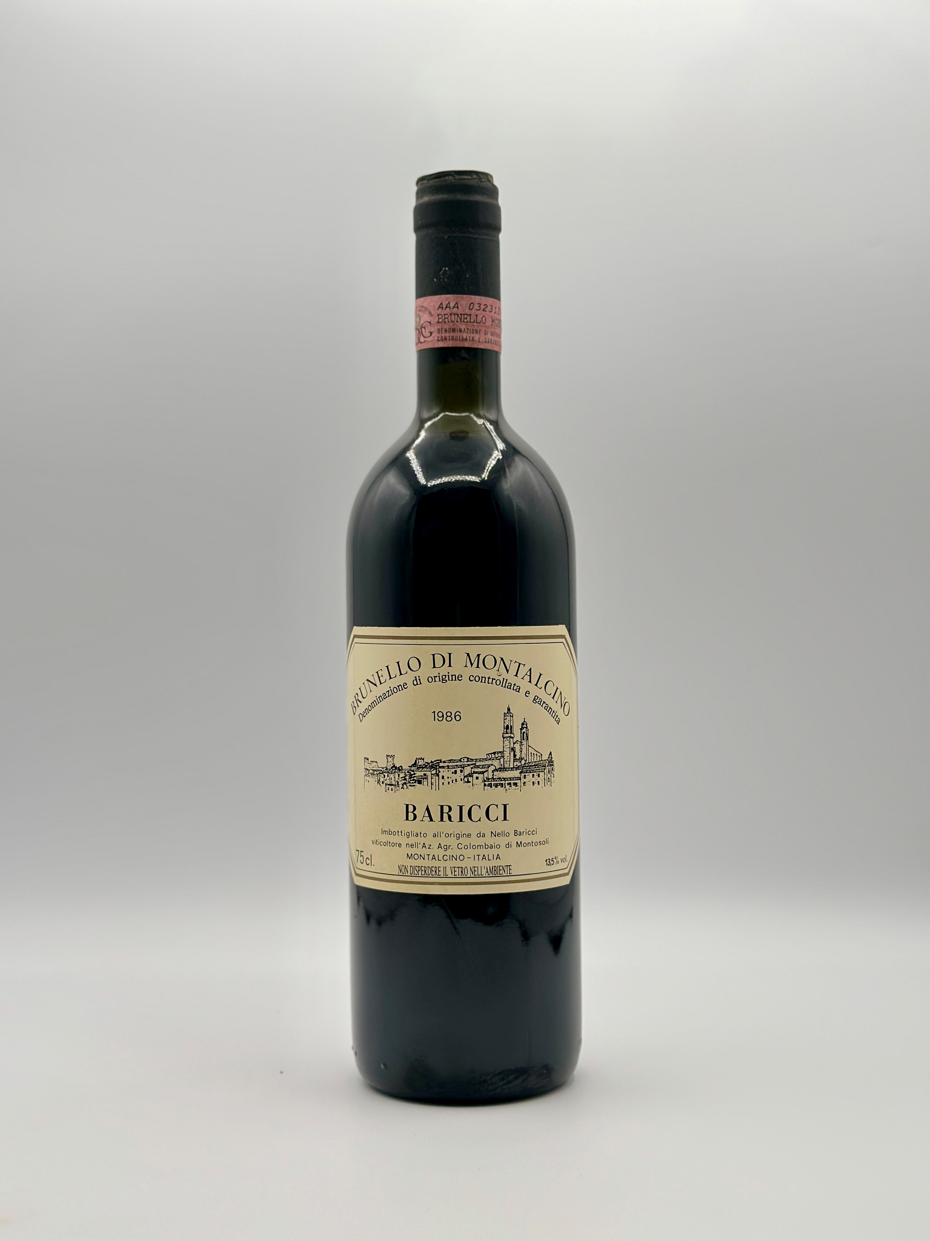 Baricci, Brunello di Montalcino 1986