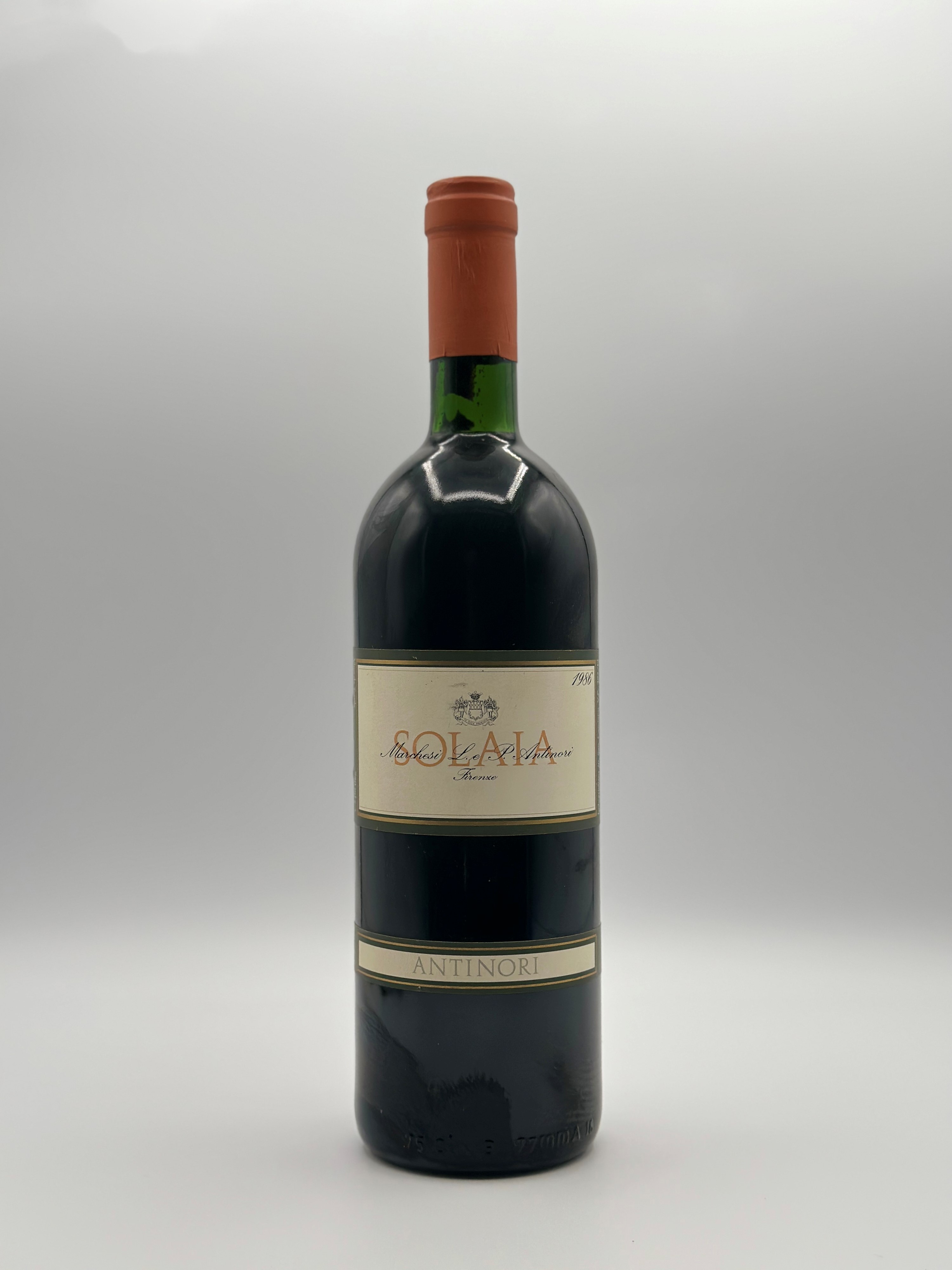 Solaia Antinori, Vino Toscana 1986