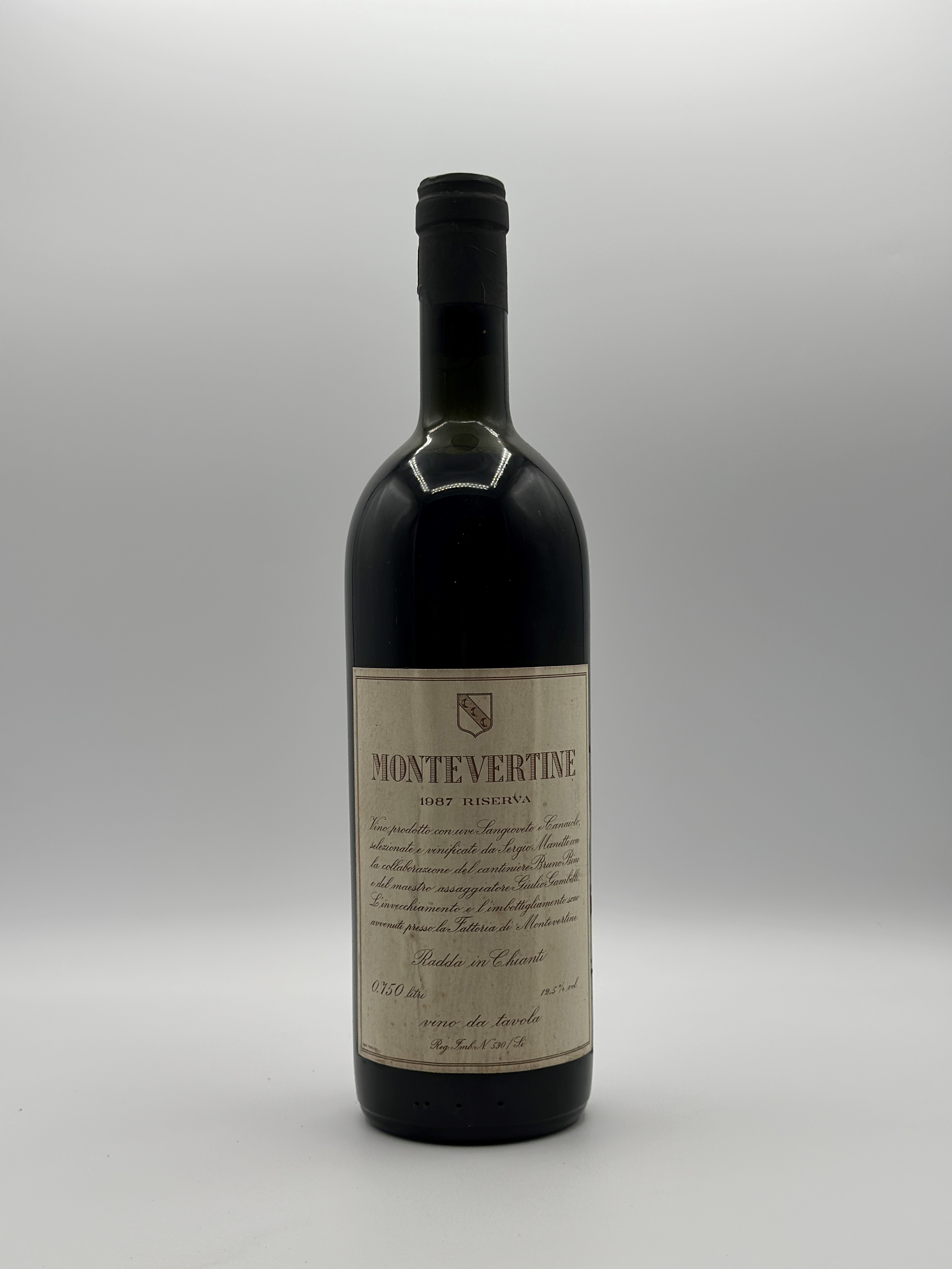 Montevertine Riserva, Tuscany 1987, 2 Bot