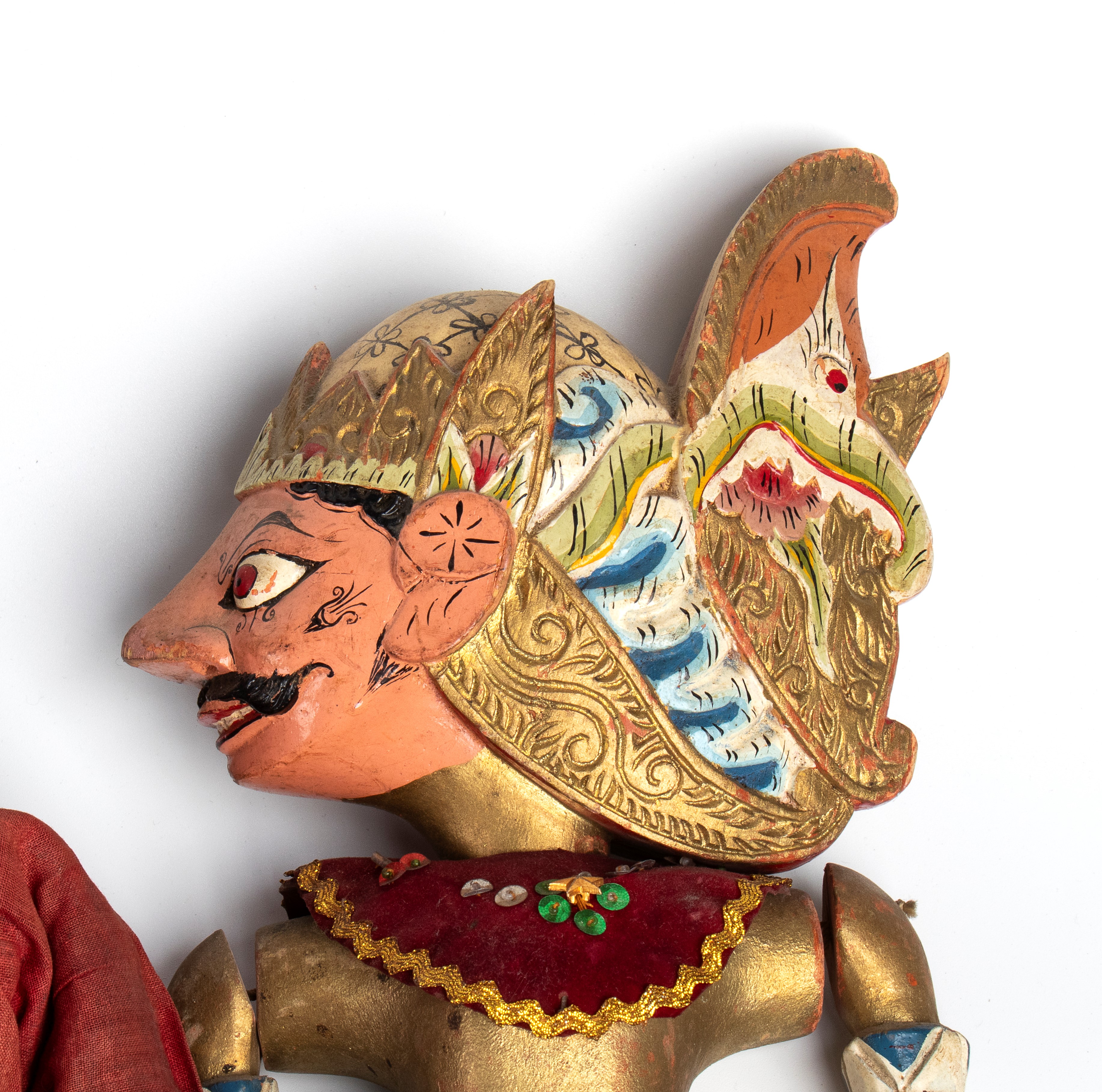Gruppo di burattini Wayang Golek, Indonesia, XIX secolo
