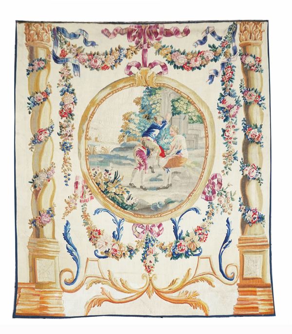 A Tapestry weaving of the Aubusson Manufactury