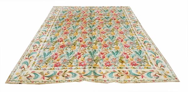 A French Savonnery carpet with floral designs