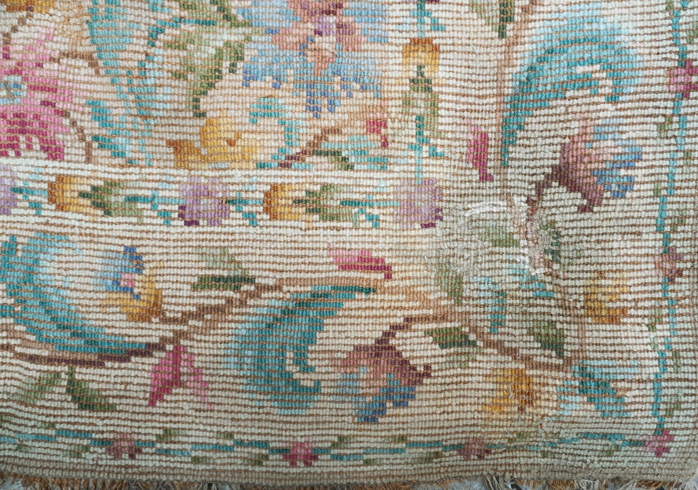 Tappeto Savonnerie floreale