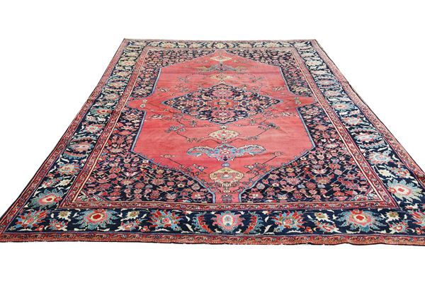 An antique Sarouk-Farahan carpet