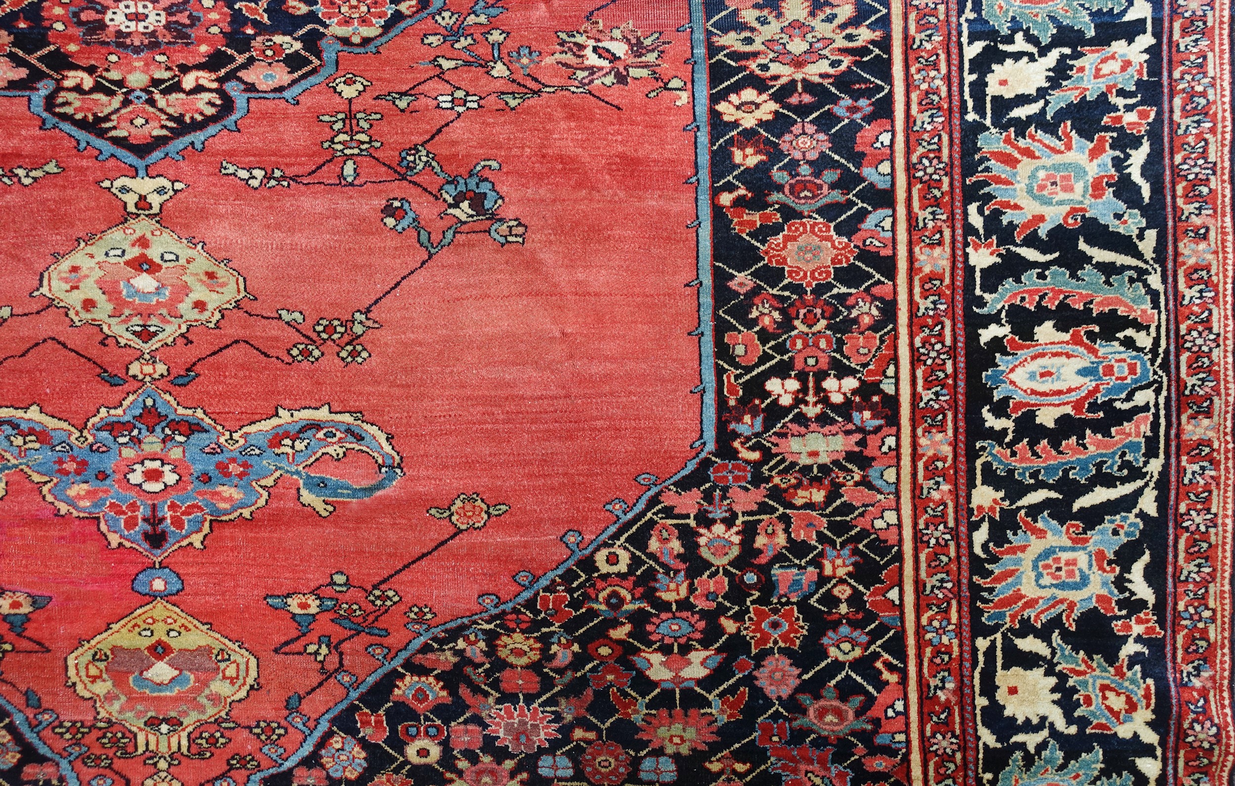 Tappeto Saruk-Farahan antico