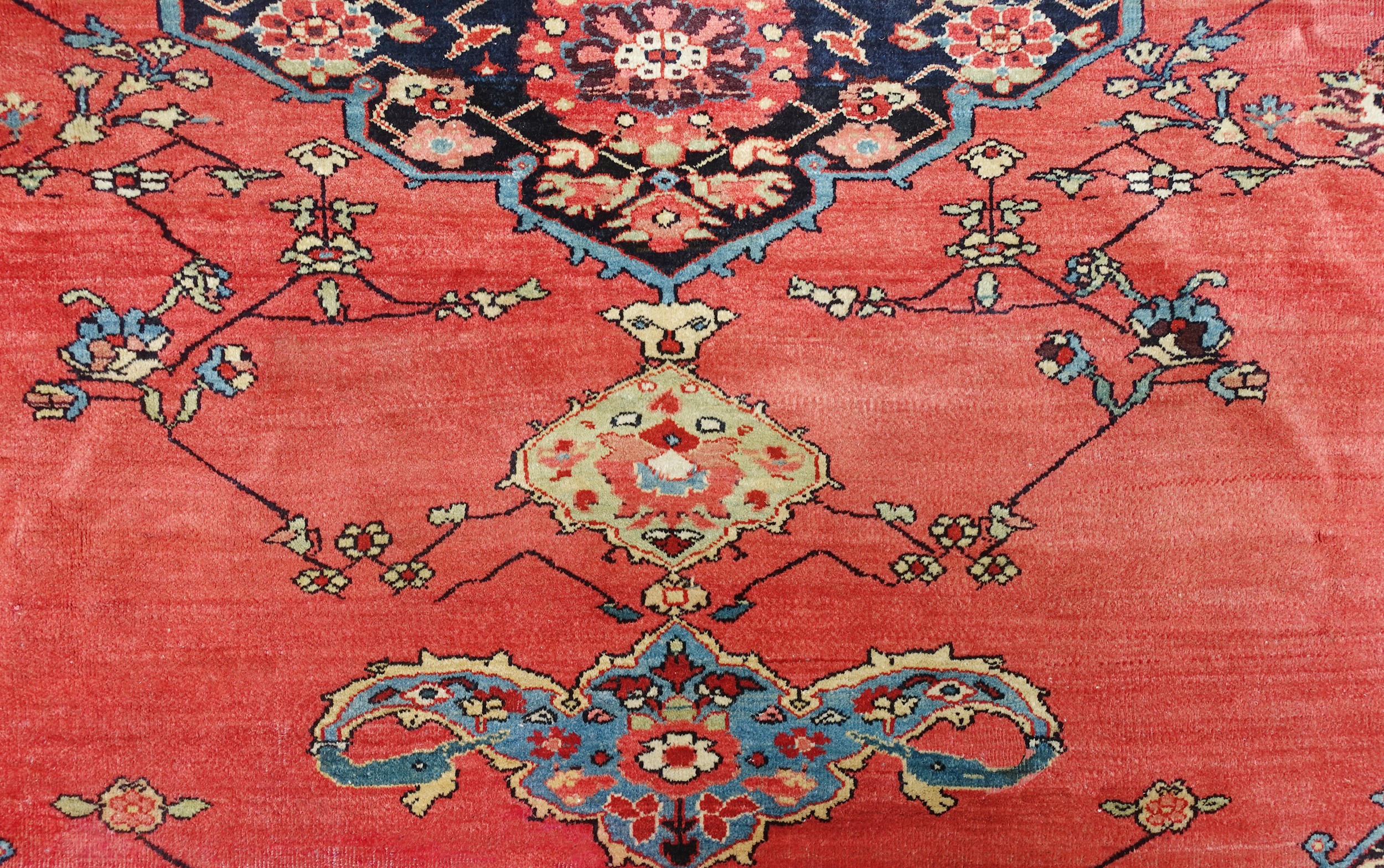 Tappeto Saruk-Farahan antico