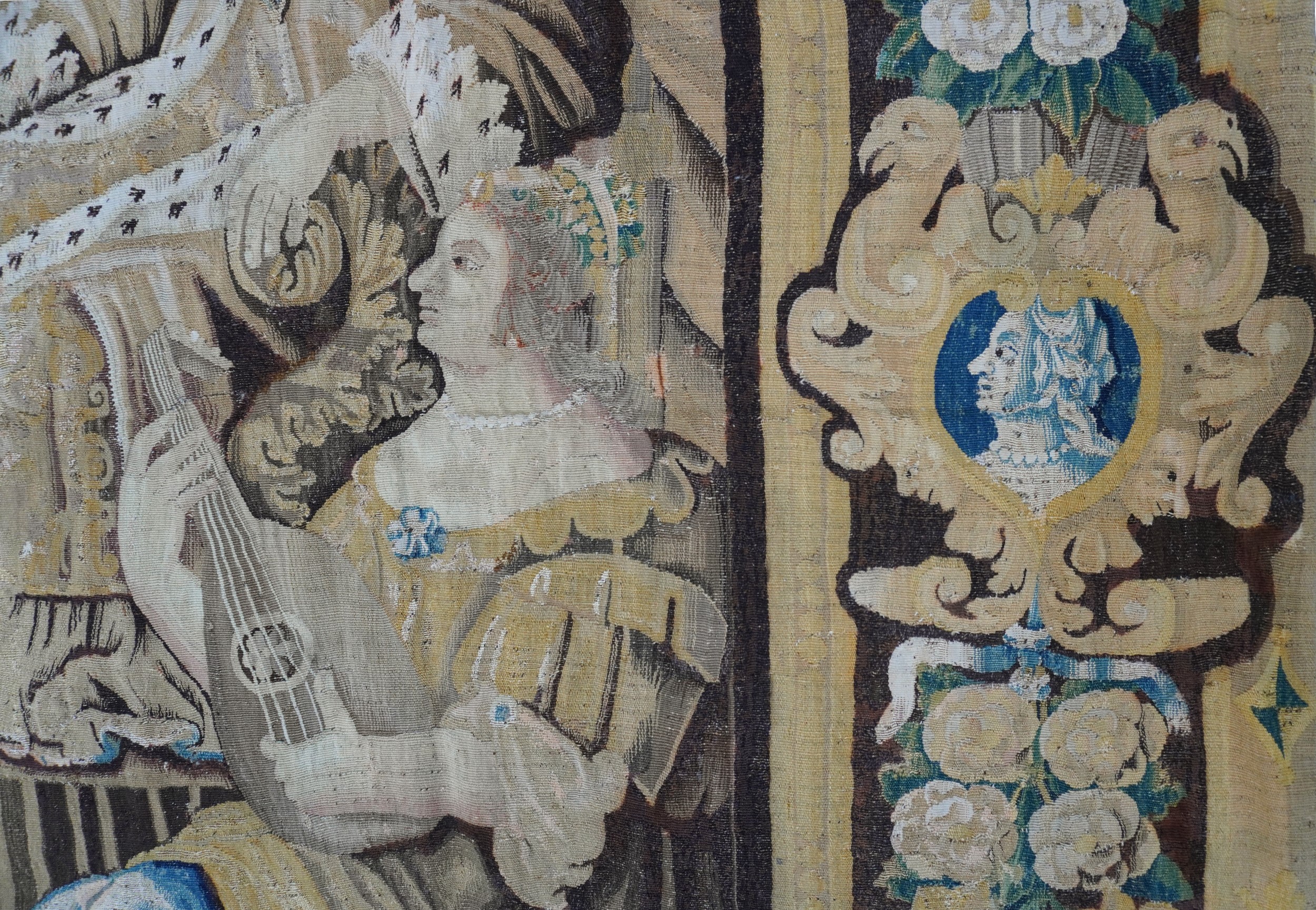 Arazzo raffigurante “il banchetto di Cleopatra”, Manifattura di Aubusson-Felletin