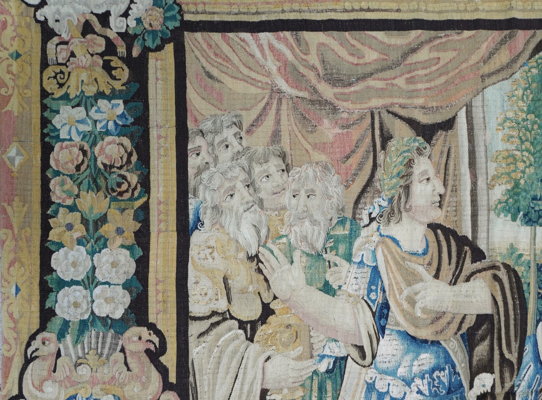 Arazzo raffigurante “il banchetto di Cleopatra”, Manifattura di Aubusson-Felletin