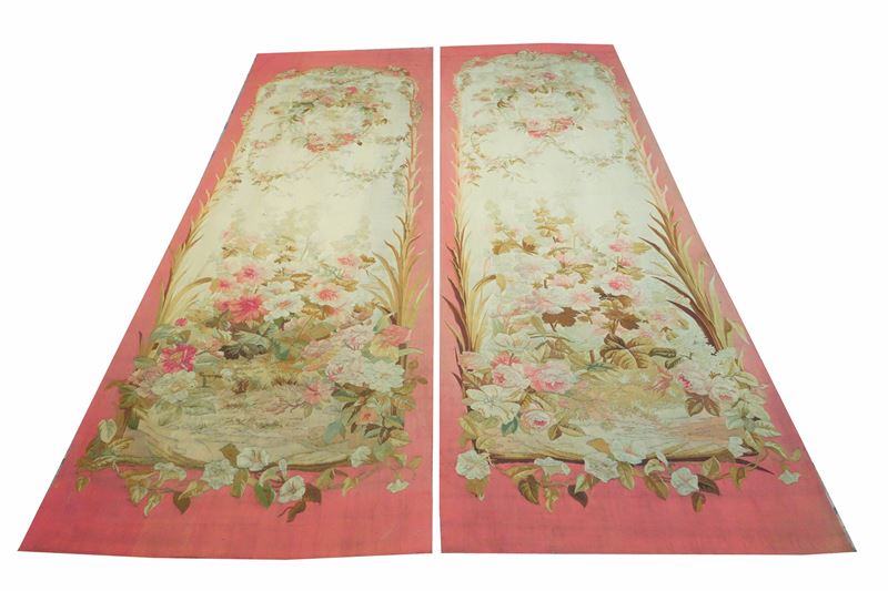 Coppia di Aubusson “Entre-Fenetre”