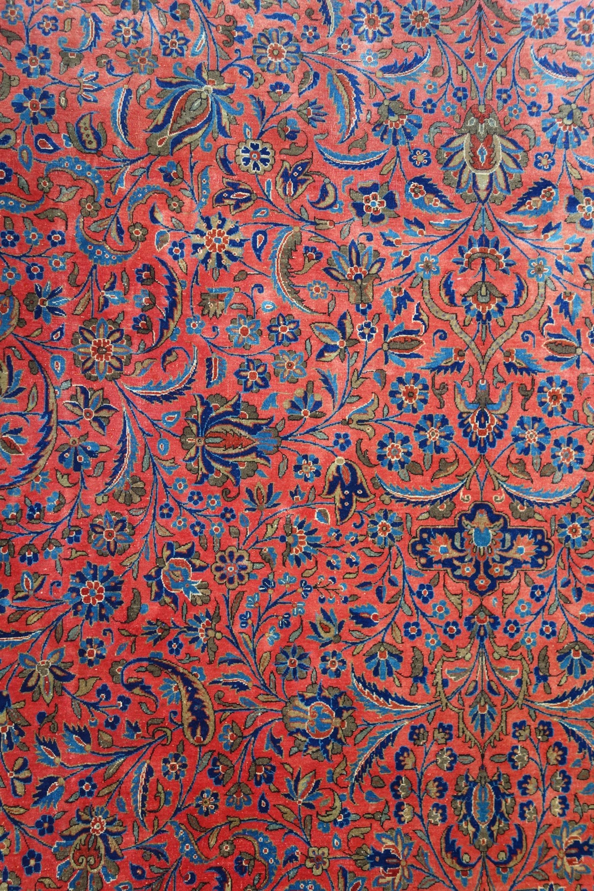 Tappeto Kashan con lane Kork Manchester