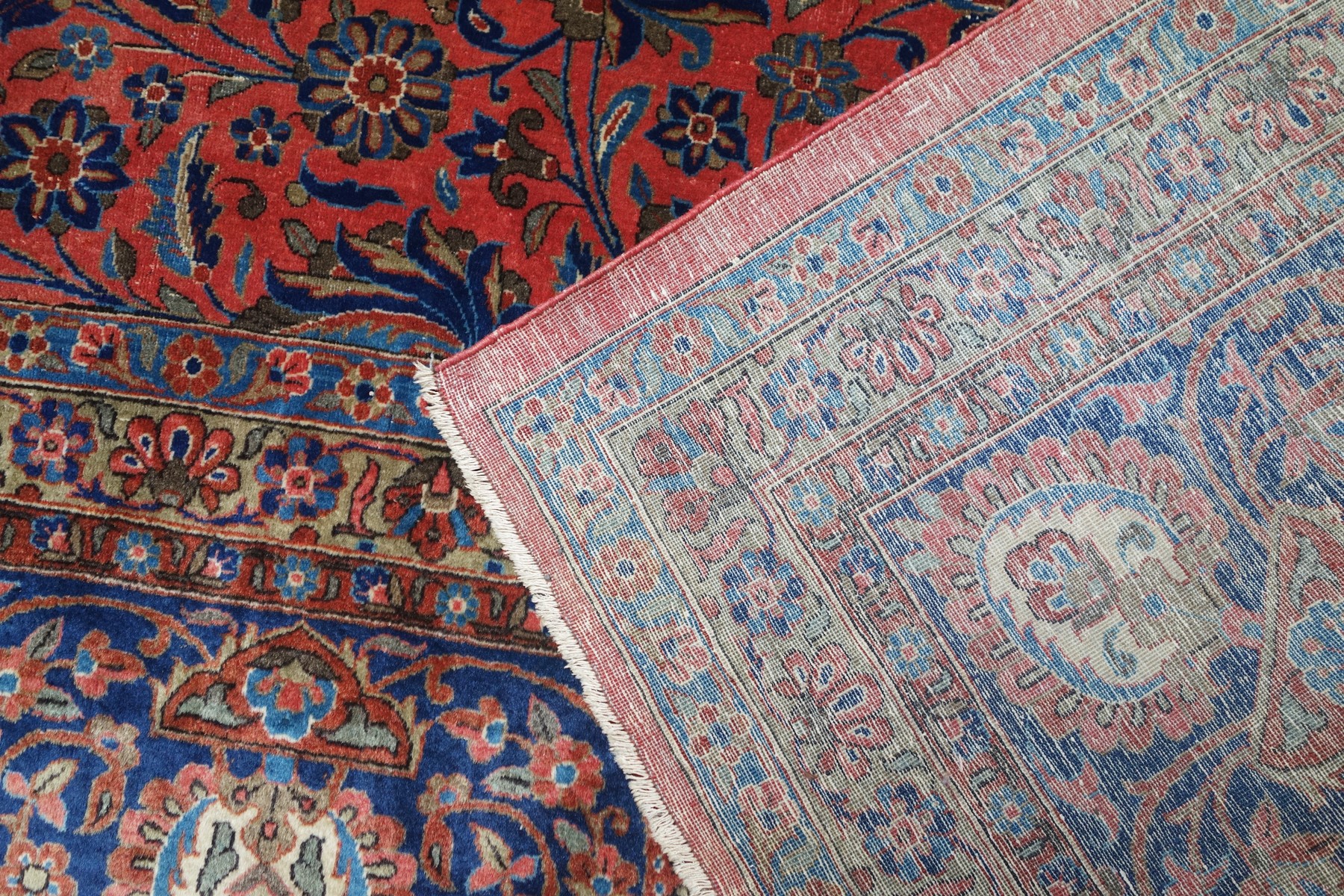 Tappeto Kashan con lane Kork Manchester