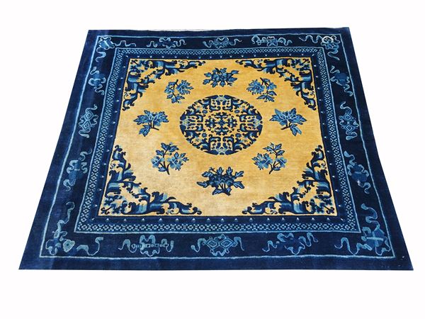 A Paotou squarish rug
