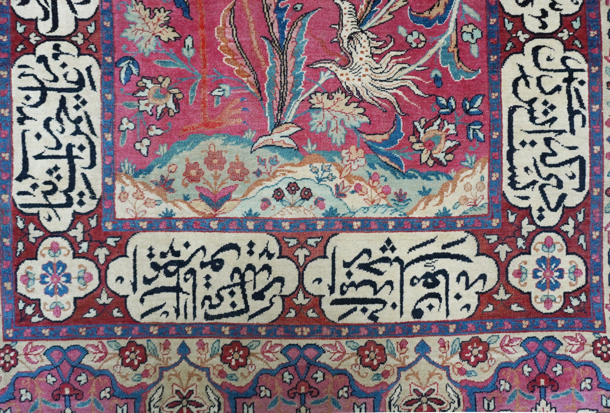 Tappeto Kirman Laver figurato