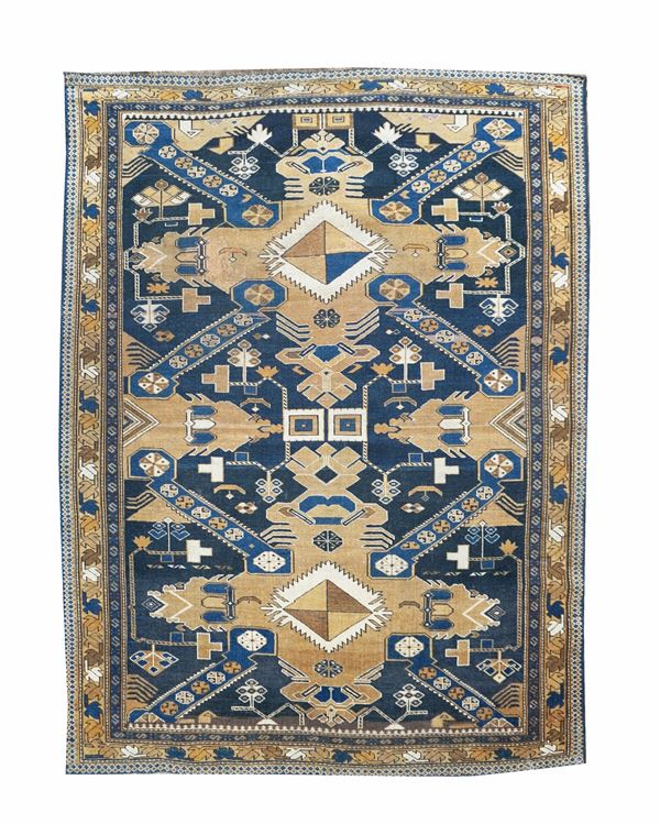A Shirvan rug with Zeikhur design