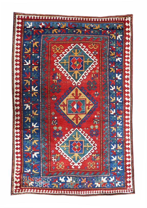 A Kazak rug