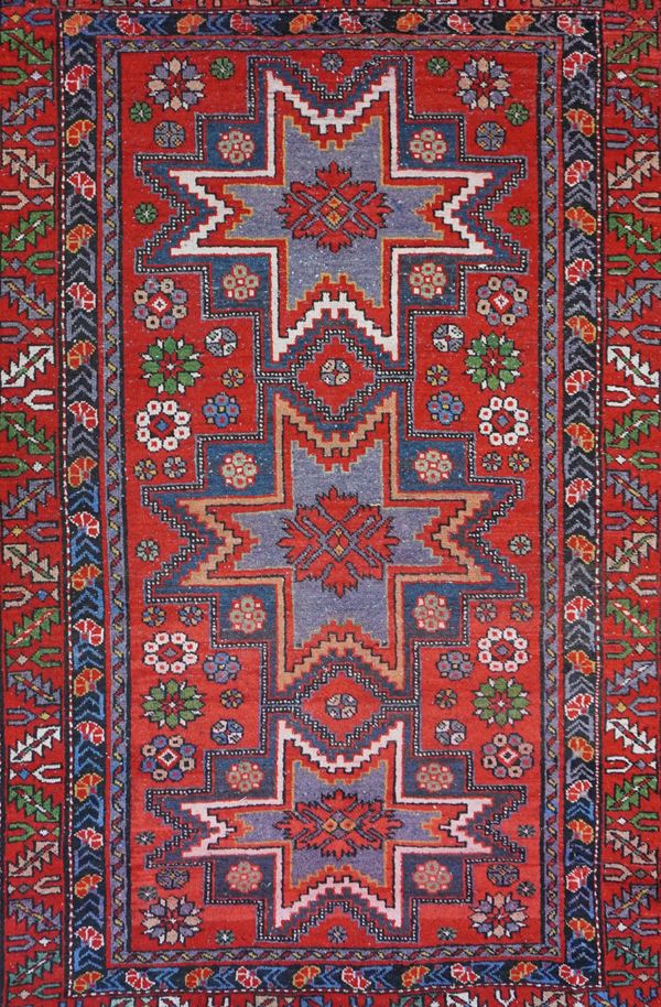 An Erivan rug, with Lesghy design