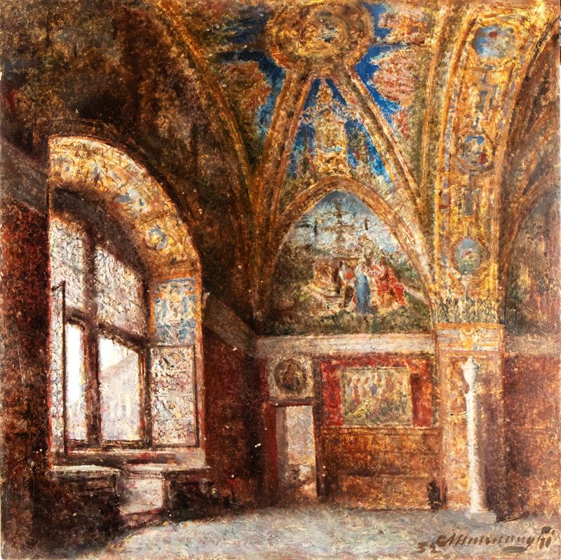 Veduta di interno di una chiesa