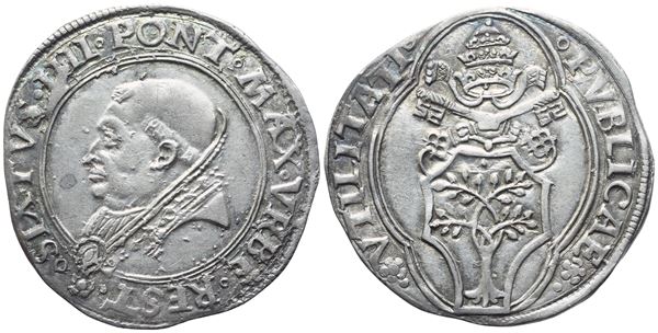 STATO PONTIFICIO. Roma. Sisto IV (1471-1484). Grosso; Ag (3,60 g; 25,6 mm)