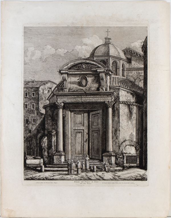 Veduta del Tempio di Remo