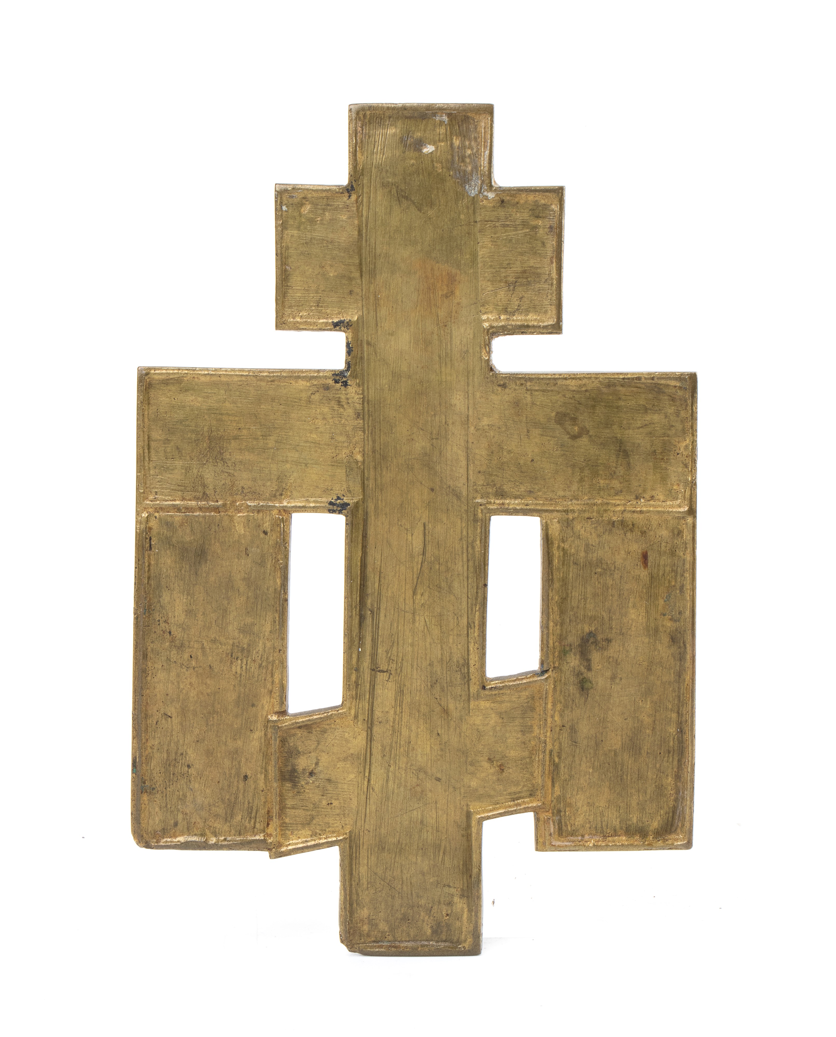 Croce da kiot, fusione in bronzo, XIX secolo