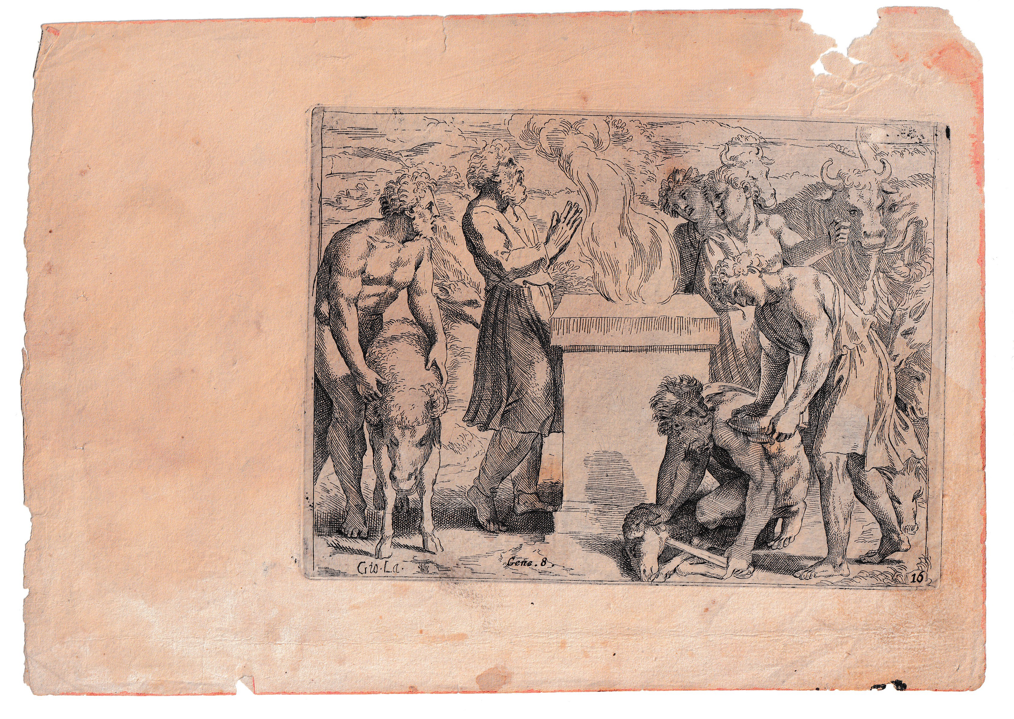 Historia del Testamento Vecchio dipinta in Roma da Raffaello