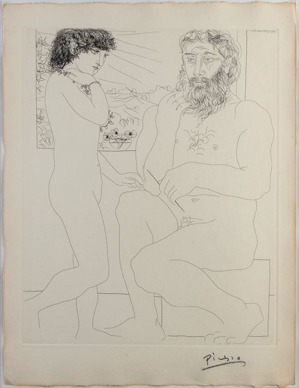 Sculpteur et Modèle debout