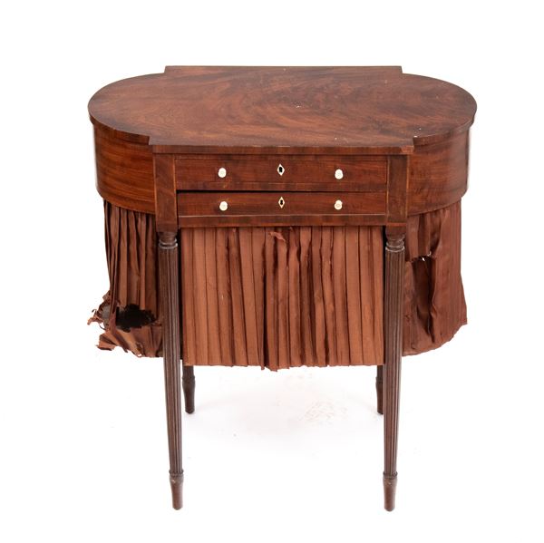 Mahogany side table
