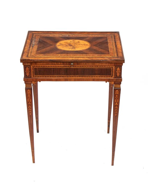 Louis XVI inlaid table 