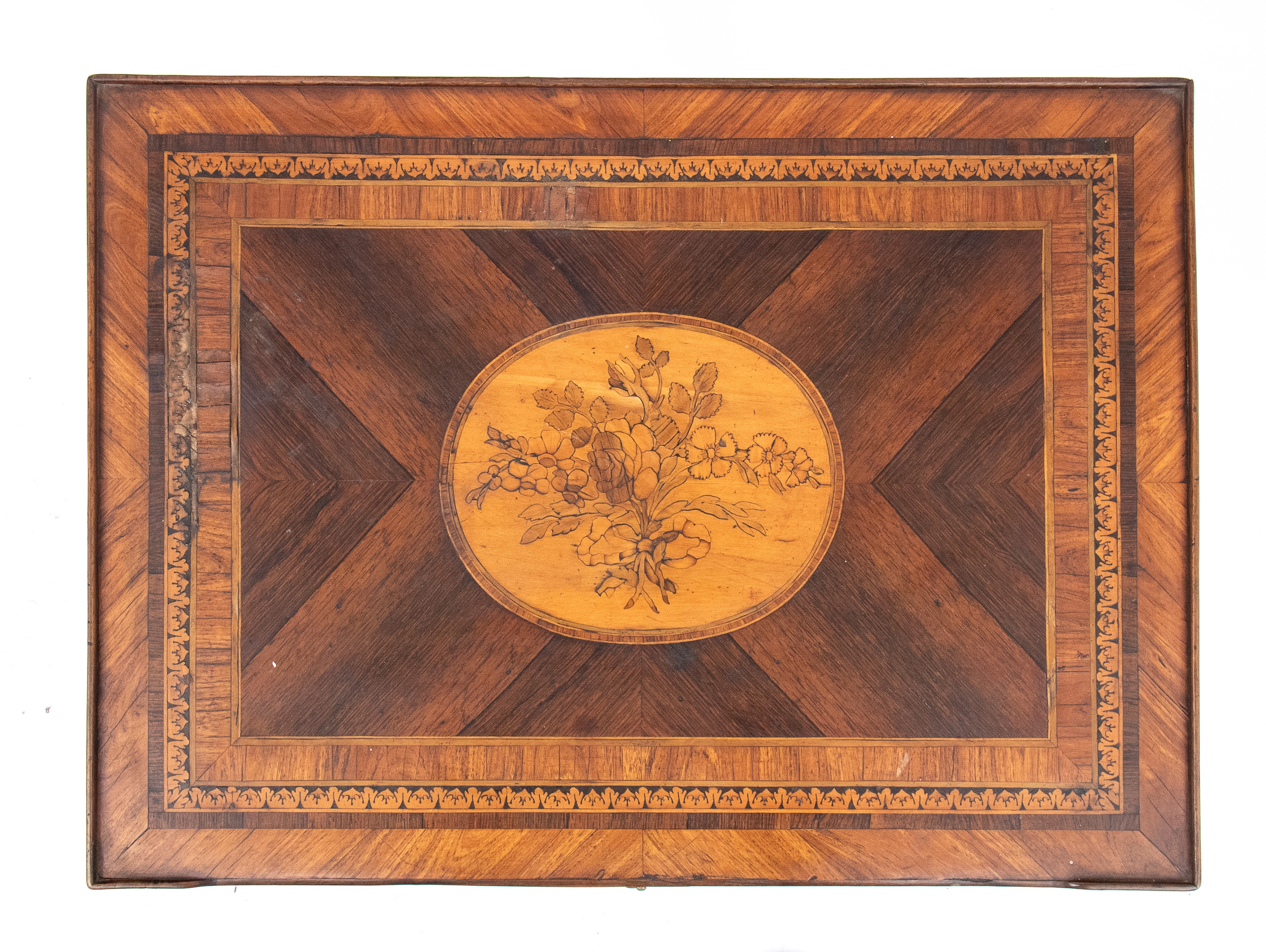 Tavolino intarsiato Luigi XVI