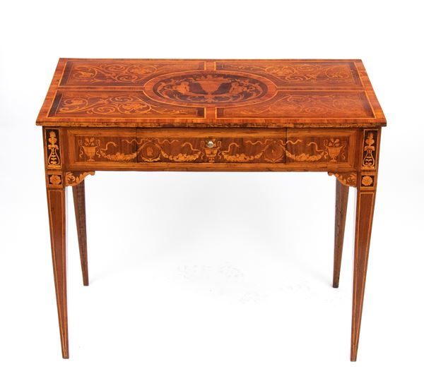 Louis XVI inlaid writing desk
