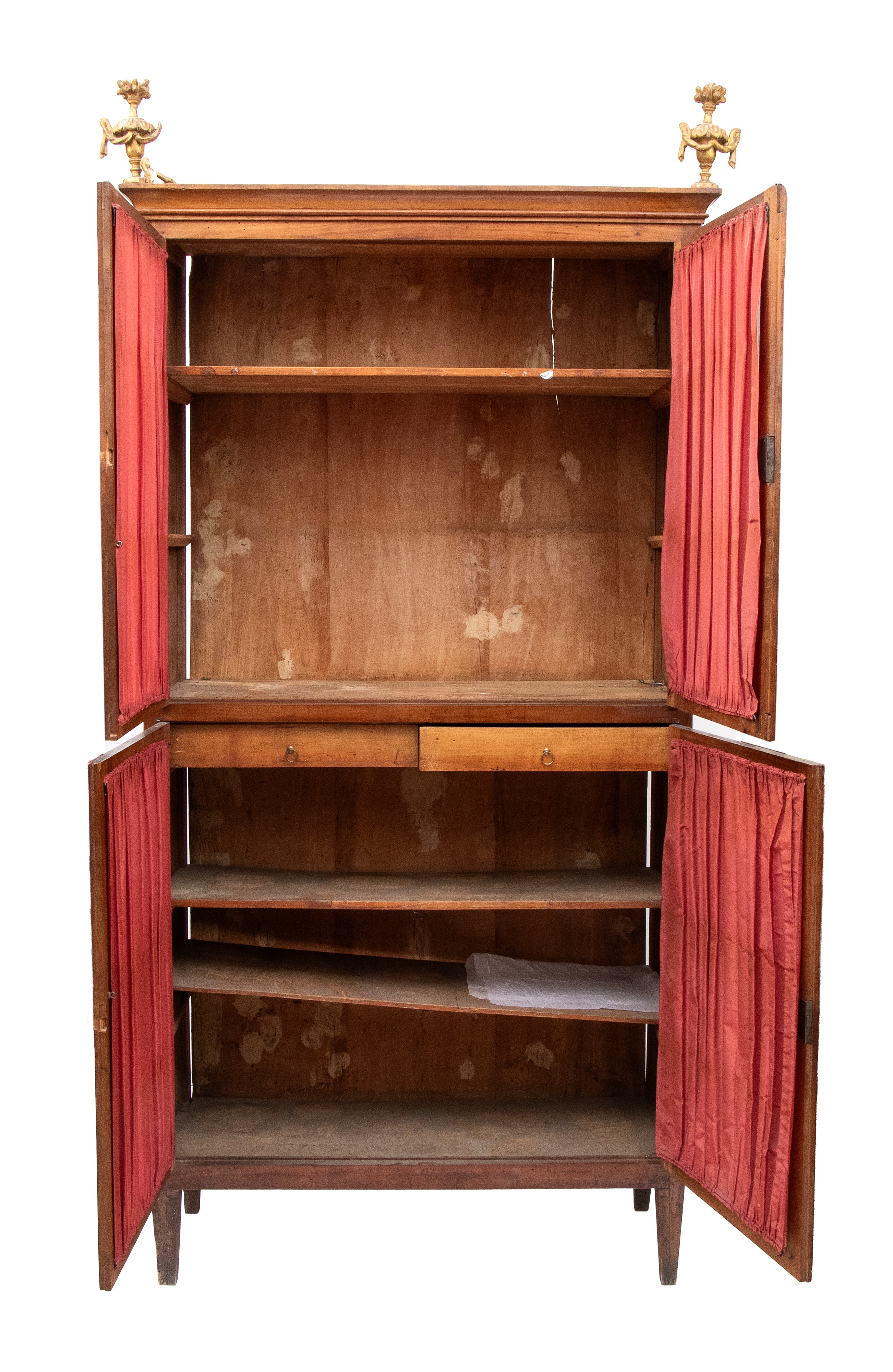 Vetrina libreria in ciliegio