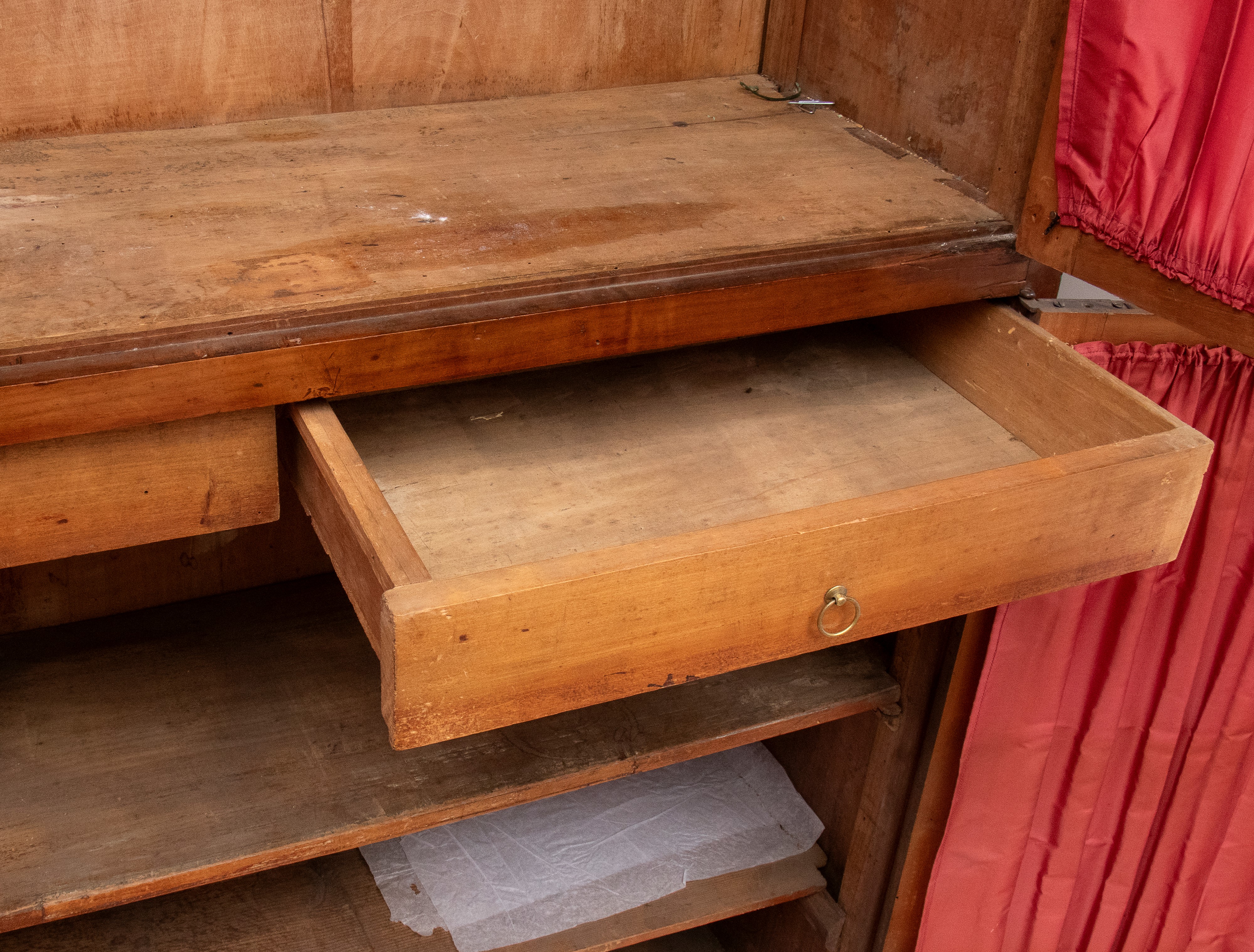 Vetrina libreria in ciliegio