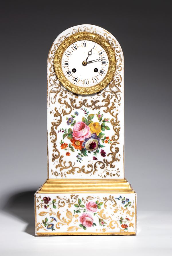 Antique porcelain clock