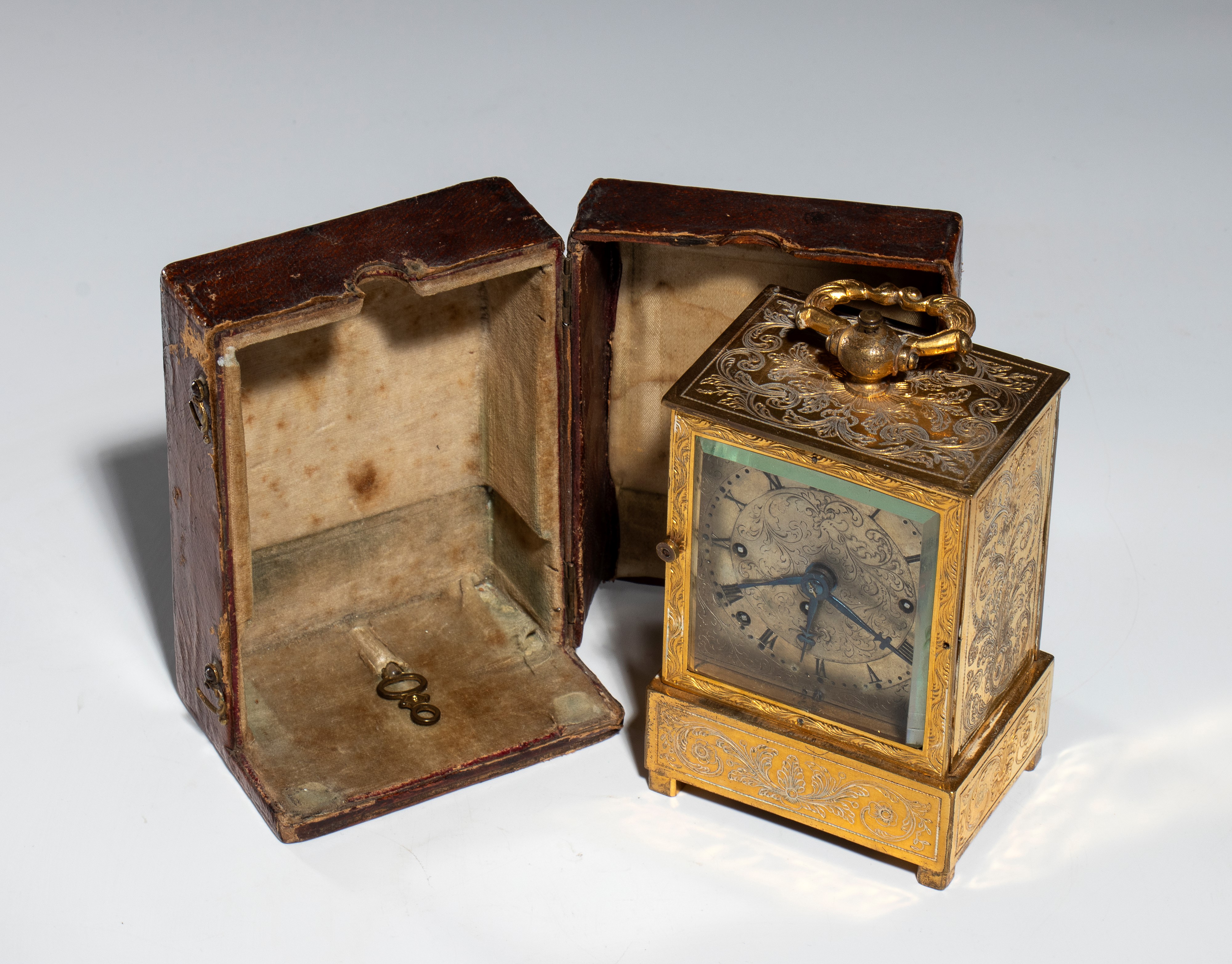 Orologio da viaggio attribuibile alla Maison Samson