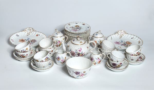 Porcelain tea set, Nymphenburg 