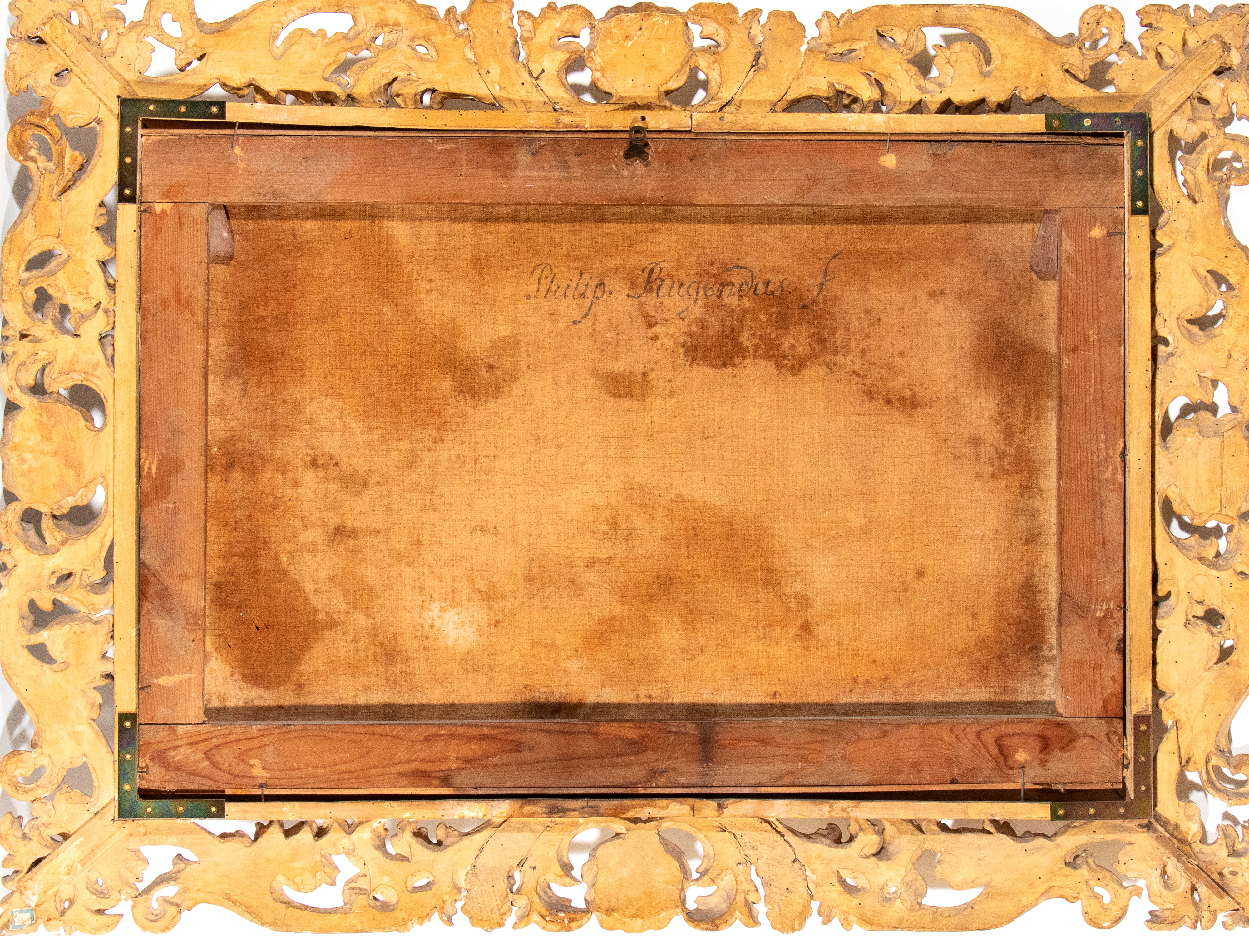 Quadro paesaggio con agguato di briganti e carrozza