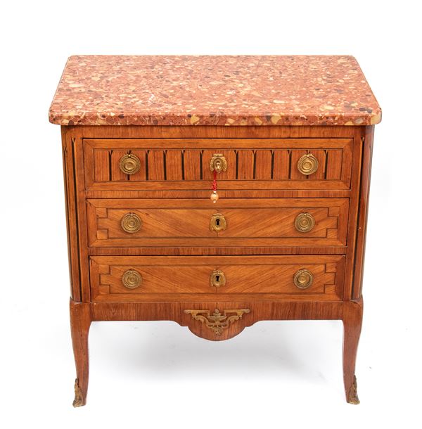 Louis XVI-style chest of drawers 