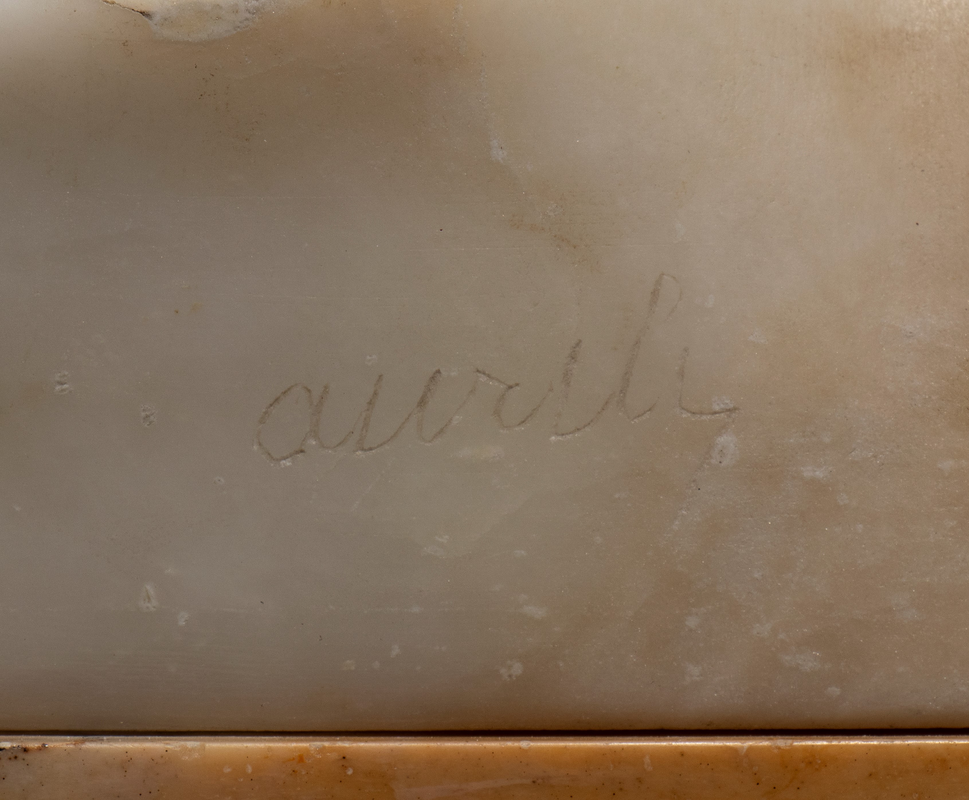 Aurili Richard - Busto della Vergine, inizio XIX secolo, scultura in marmo, 21 x 20 x 10 cm