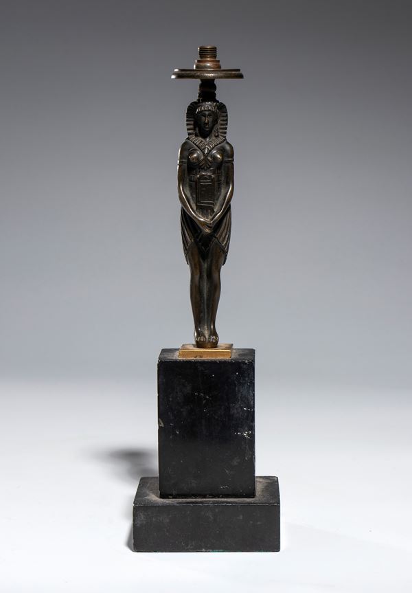 Empire-style table lamp base