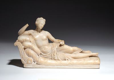 Replica di Antonio Canova, Paolina Bonaparte Borghese come Venere Vincitrice, XIX secolo