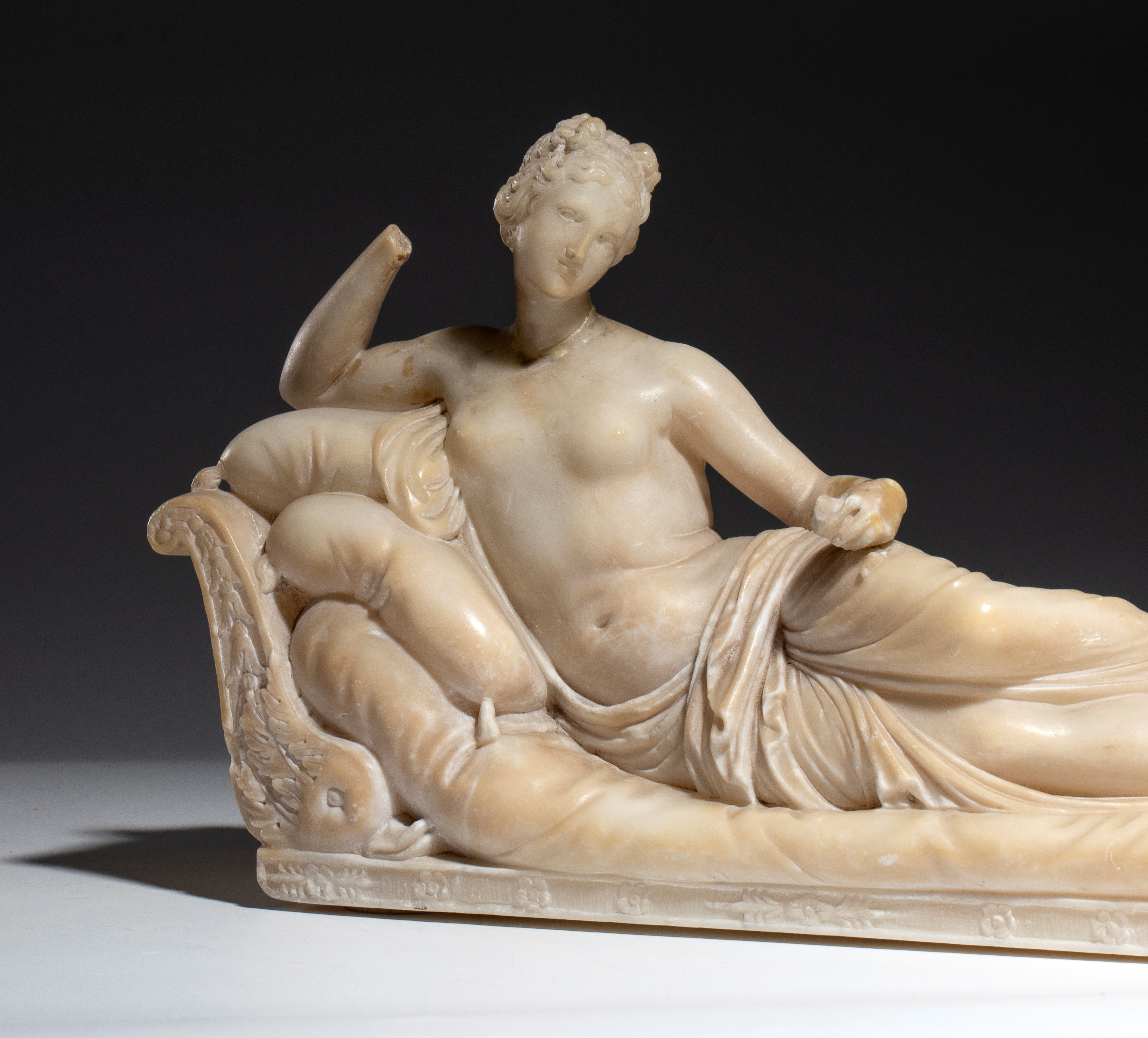 Replica di Antonio Canova, Paolina Bonaparte Borghese come Venere Vincitrice, XIX secolo
