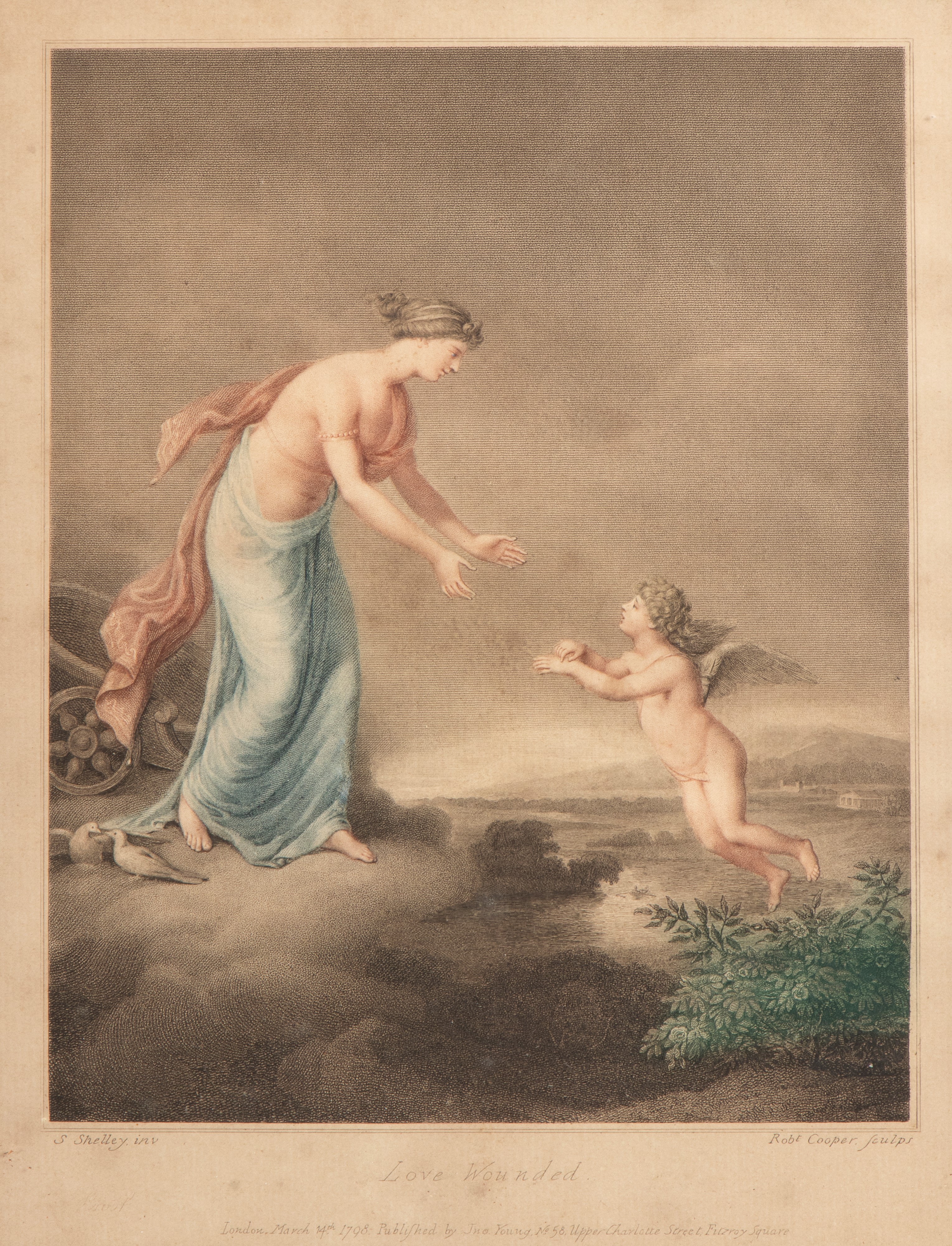 Robert Cooper - Coppia di stampe allegoriche su carta, XVIII secolo