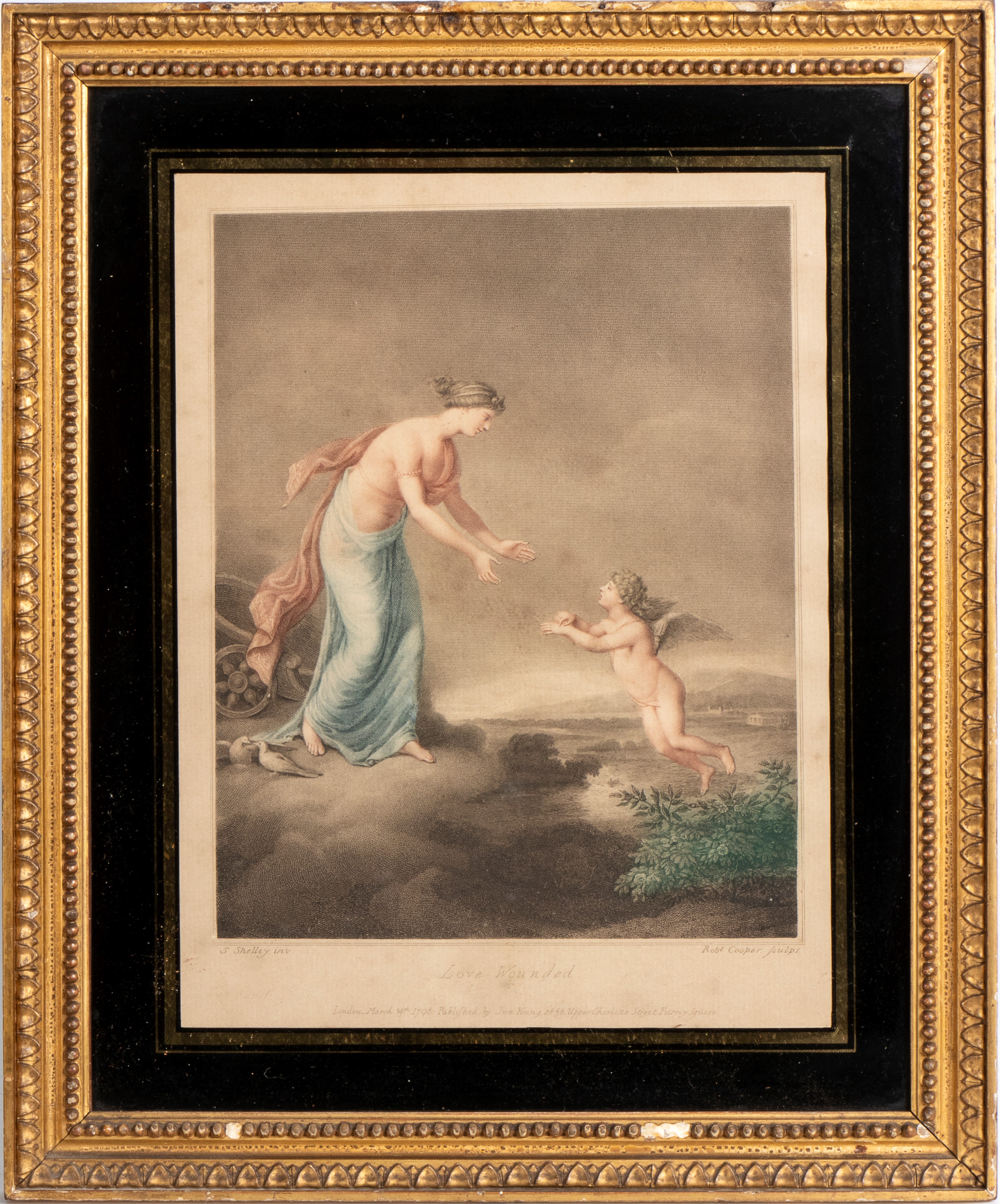 Robert Cooper - Coppia di stampe allegoriche su carta, XVIII secolo