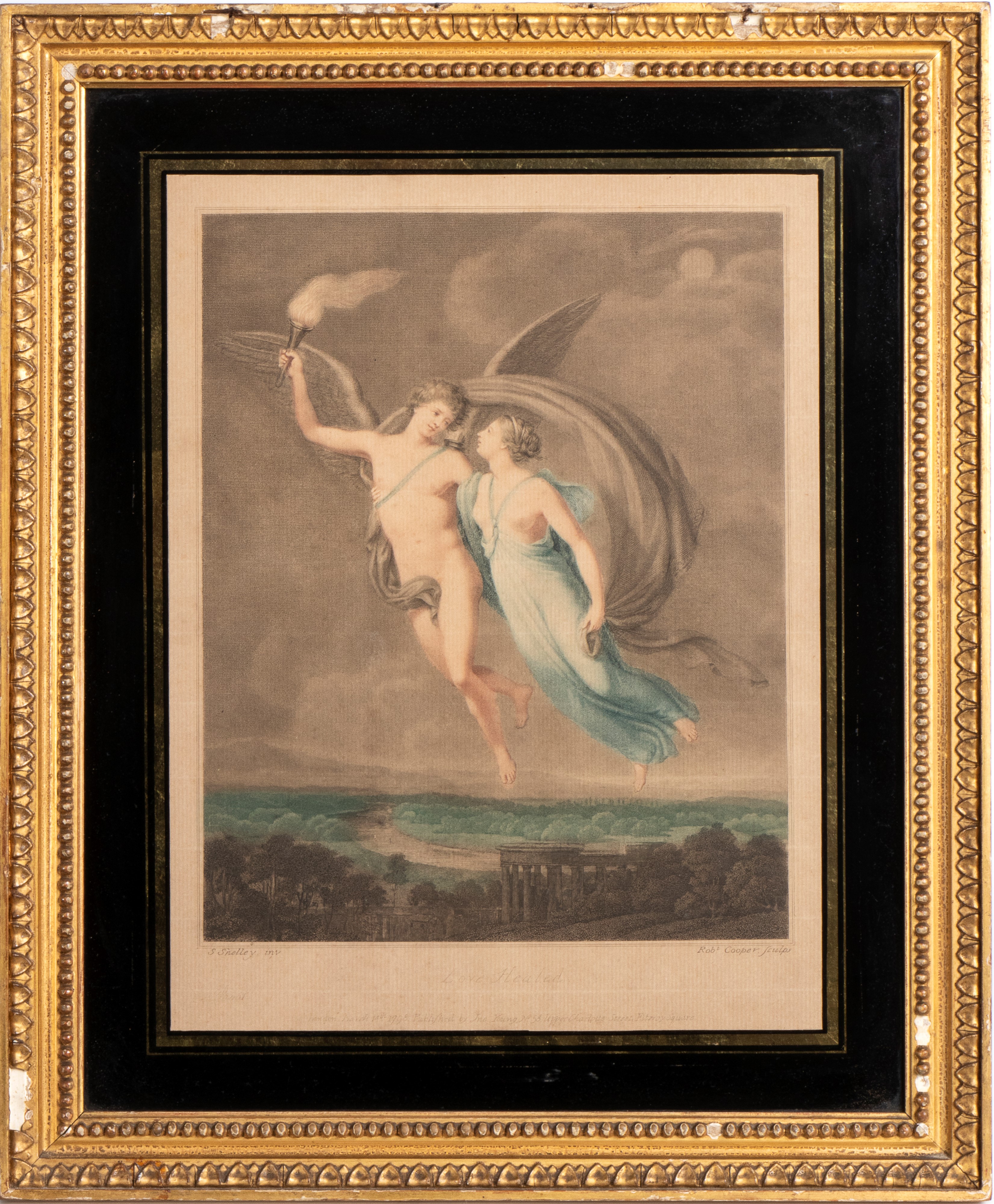 Robert Cooper - Coppia di stampe allegoriche su carta, XVIII secolo
