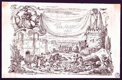 Tor Chasse, 1844, litografia
