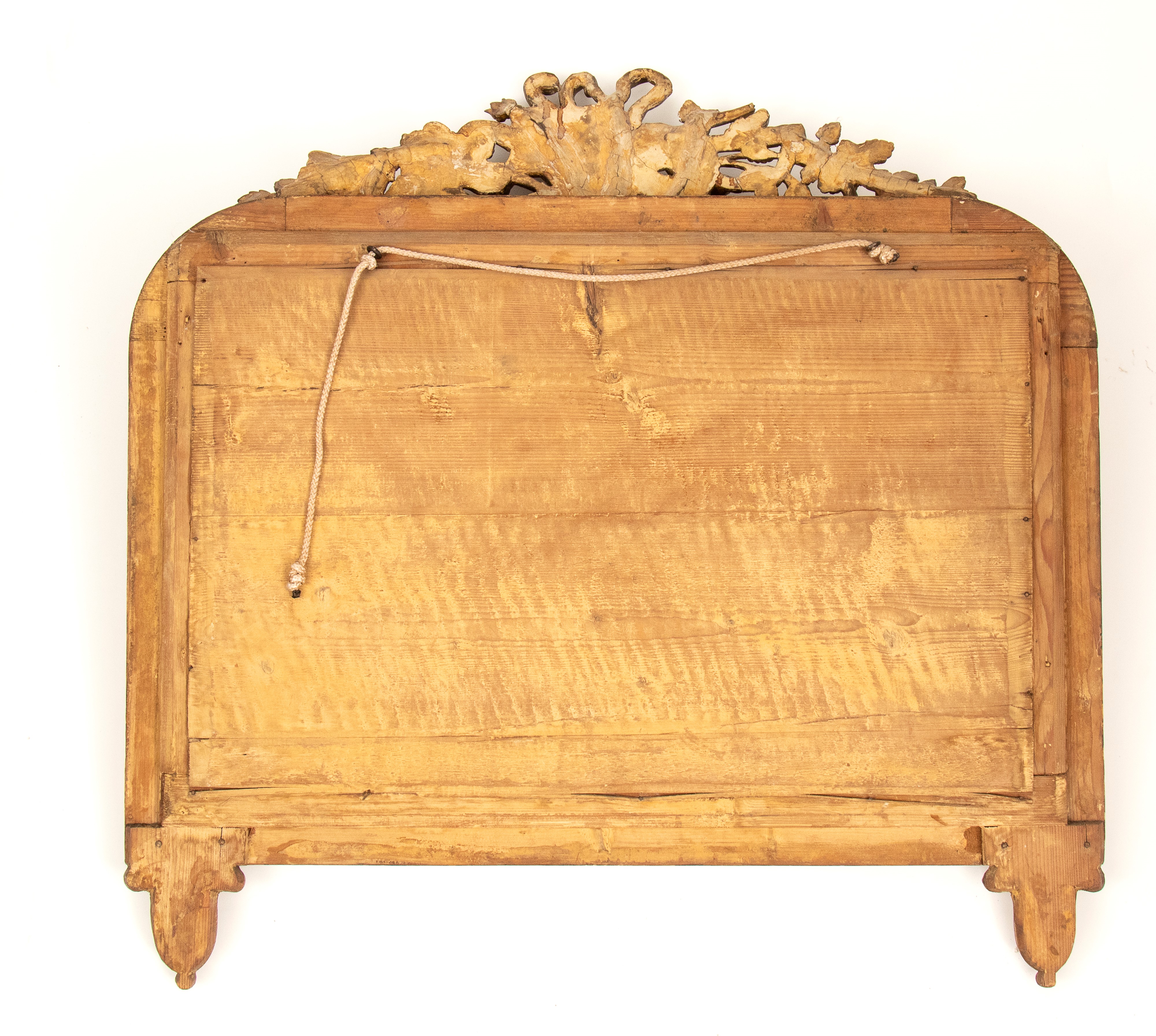 Specchio in legno dorato, stile Luigi XVI, Francia, XIX secolo