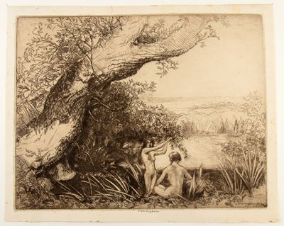 The Enchanted Pod, xilografia del 1920