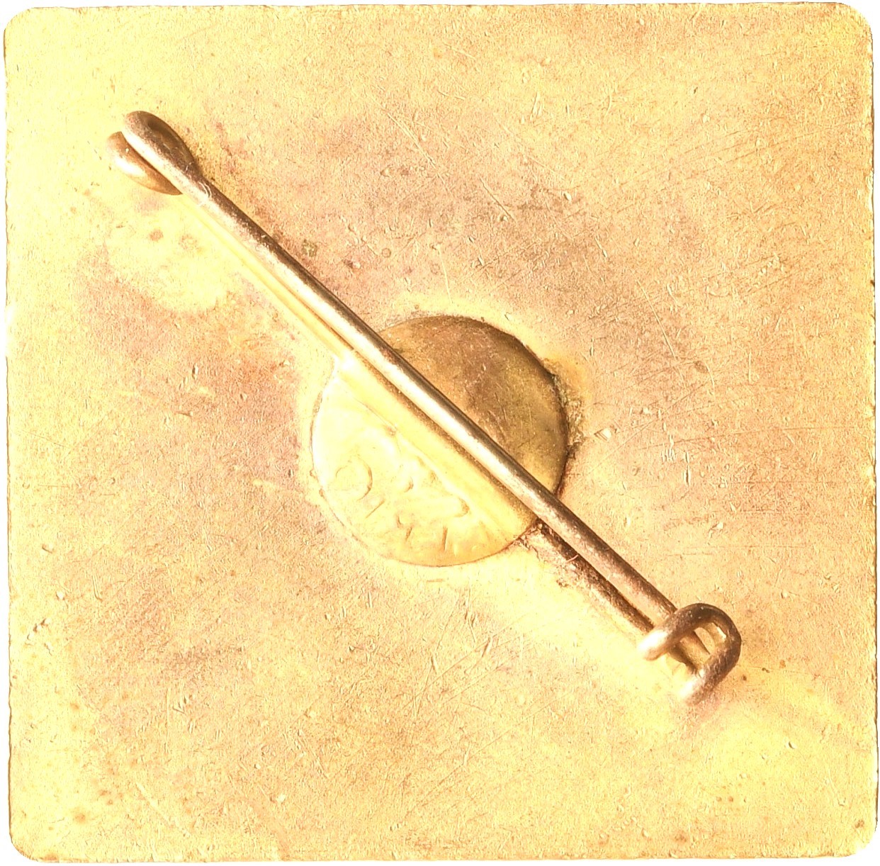 Distintivo della Gil, brevetto da istruttore di educazione fisica in metallo dorato e smalti
