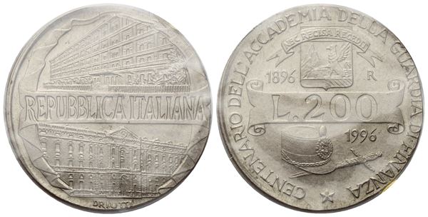 ROMA. Repubblica Italiana (Monetazione in Lire, 1946-2001). 200 Lire 1996 